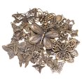 thumbnail image 3 of HOMYL 2xButterfly Charms Pendant Vintage Small Antique Decorative Metal for Cosplay 2 Pcs, 3 of 8