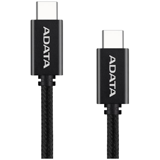 Cable ADATA USB Tipo C a USB Tipo C 1 metro negro