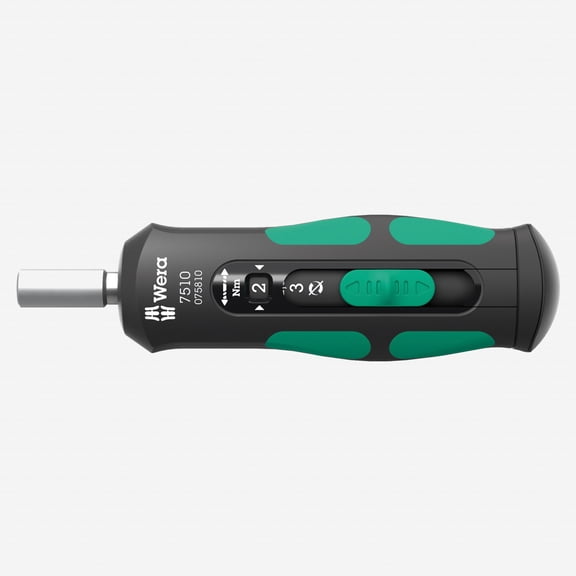Wera 075810 7510 Kraftform Safe-Torque Speed Torque Screwdriver, 1-3 Nm