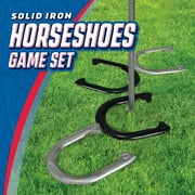 Solid Iron Horseshoes Outdoor Tossing Game Set, 6-Piece, by MinnARK
