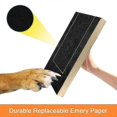 thumbnail image 3 of Pet Dog Puppy Claw Scratch Pad Nails Grinding Board Sandpaper Board Scratcher Dog Nail Clippers Grinders, 3 of 5