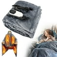 thumbnail image 2 of Portable Heated Car Blanket with 9 Heat Levels & Auto-Off Timer, Long Plush Fast-Heating Throw for Car Truck SUV RV or Camping, Two Size Options, 2 of 7