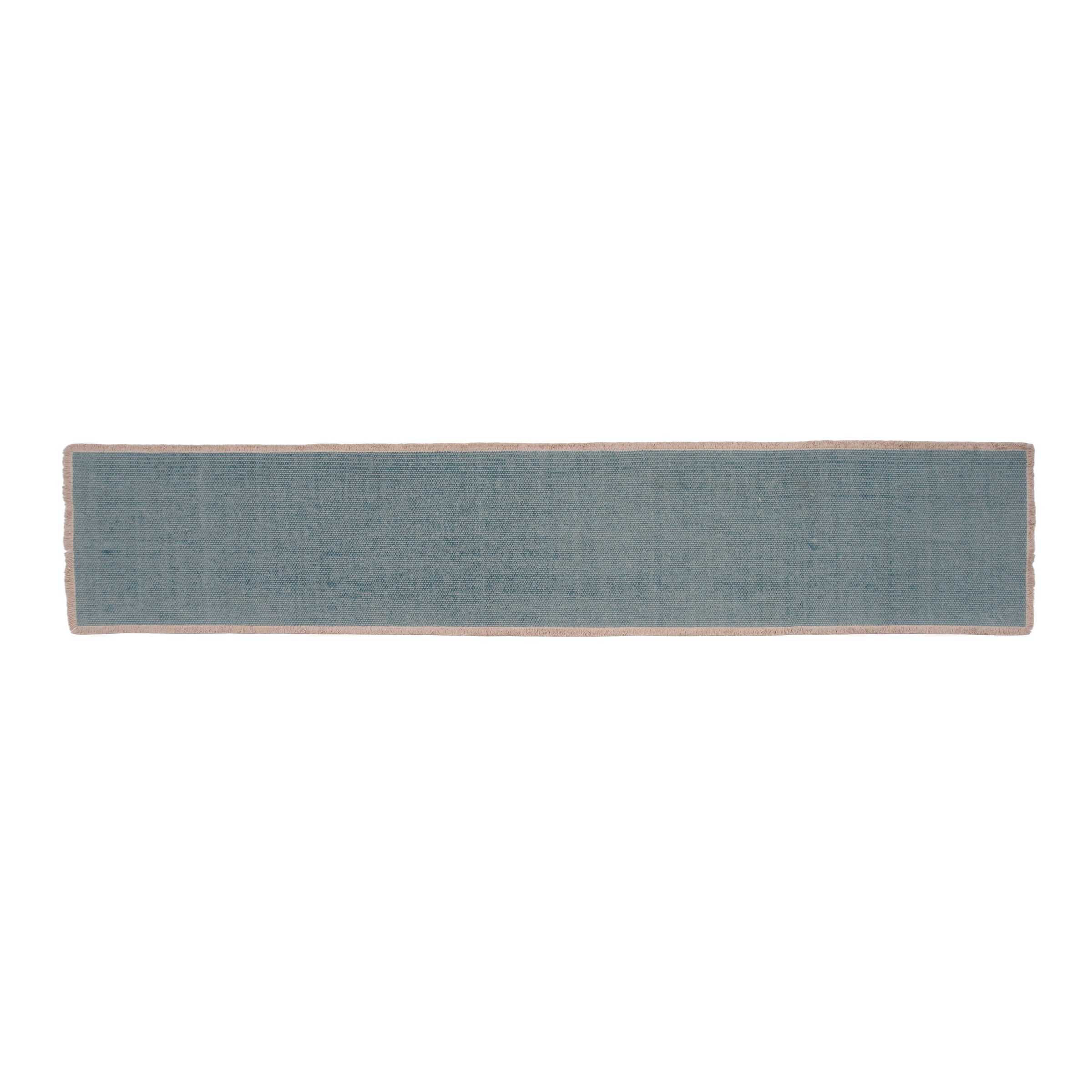 Fringed Sea Glass Table Runner 14" x 72"