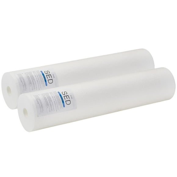 KFFKFF Whole House Water Filter Replacement Cartridge, 4.5" x 20" Polypropylene Sediment Filter for 3-Stage Whole Home Water Filtration System, Reduce Sand, Rust, Chlorine, Bad Taste, Odor