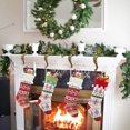 thumbnail image 3 of Paquete de 4 medias navideñas en forma de S Ganchos, ganchos de decoración navideña, ganchos de chimenea navideña - Bronce Pxcl--, 3 of 5