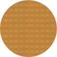 thumbnail image 1 of Ahgly Company Machine Washable Indoor Round Transitional Orange Area Rugs, 6' Round, 1 of 7
