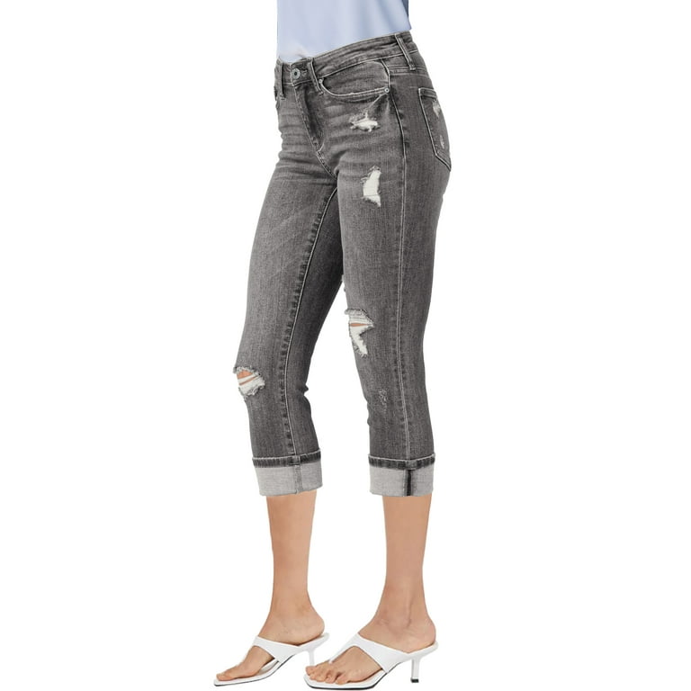 Luvamia Womens Capri Jeans For Women High Waisted Skinny  Jean Denim Pants Women Jeans Jeggings Capri Jeggings For Women
