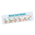 thumbnail image 4 of Cartel de «Lávese las manos», guía de lavado de manos con pasos claros, letrero visible con instrucciones para el lavado de manos para oficinas y rest, 4 of 9
