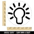 thumbnail image 2 of Light Bulb Idea Doodle Self-Inking Rubber Stamp Ink Stamper - Blue Ink - Large 1-1/2 Inch, 2 of 7