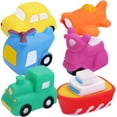 thumbnail image 2 of WORGEOUS 6 piezas interesantes juguetes de baño de baño para niños resistentes a los niños juguetes de ducha de ducha juguetes para el hogar, 2 of 8