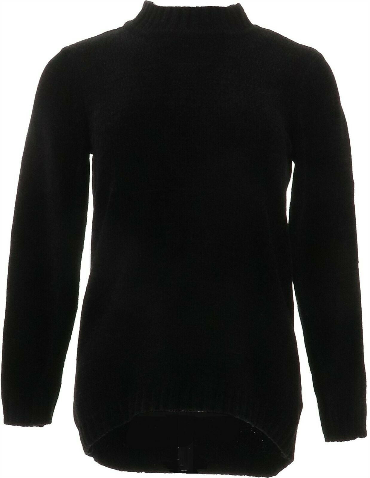 Download Denim & Co. - Denim & Co Chenille Mock Neck Sweater Women ...