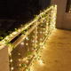 thumbnail image 5 of Guirnalda de luces solares con flores artificiales, 2m, 20 luces LED de glicina para fiesta, boda, jardín y habitación, 5 of 5