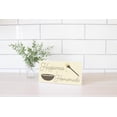 thumbnail image 2 of Happiness Homemade Cream Batter Bowl Sage 10 x 5 Wood Wall Sign Plaque, 2 of 3