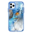 thumbnail image 5 of Casetego for iPhone 15 Pro Case 6.1",Shiny Bling Marble Full Body Protective Support Wireless Charing Bumper Rugged Anti-Scratch Hybrid Rubber Case Cover,Blue, 5 of 6
