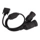 thumbnail image 5 of VOBOR Cable Adaptador De Diagnóstico - 457 6114 9Pin 6Pin ABS Cable Conector De Diagnóstico De Goma Resistente Anti Grietas Apto para ET3 317 7485, 5 of 5