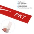 thumbnail image 4 of Unique Bargains 9.8'x0.7' Badminton Racket Head PU Protector Sticker Racquet Guard Tape, Navy Blue/Red 4 Pack, 4 of 6