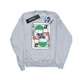 thumbnail image 5 of DC Comics Womens Chibi Joker Playing Card Sweatshirt, 5 of 5