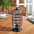thumbnail image 2 of SAFAVIEH Rigel 13 in. Modern Black Steel Table Lamp with Clear Shade, 2 of 6