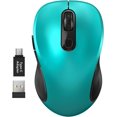 thumbnail image 1 of WisFox 2.4G Wireless  for Laptop, Ergonomic Computer  with USB Receiver and 3 Adjustable Levels, 6 Button Wireless Mice for Windows  PC Notebook (Grey), 1 of 8