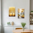 thumbnail image 4 of ZHONGYUTONG Fall Scenery Canvas Wall Art White Birch Trees Nature Lake Forest Oil Painting Prints Autumn Artwork Home Decor Framed (24.00" x 36.00"), 4 of 6