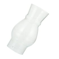 3pcs Oil and Kerosene Lamp Chimney Clear Glass Lamp Shade Lamplight Replacement Chimney