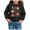 Black_15, variant on Godom Girls Casual Long Sleeve Sweatshirt Crew Neck Cute Halloween Print Pullover Relaxed Fit Tops