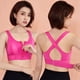 thumbnail image 3 of Sujetador deportivo con cremallera frontal ajustable, a prueba de golpes, transpirable, sin aros, ropa interior deportiva para yoga y belleza para mujer, 3 of 5