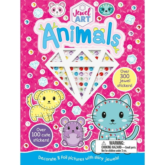 Jewel Art Animals (Hardcover)