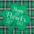 thumbnail image 6 of Northlight Happy St. Patrick's Day Plaid Outdoor House Flag - 28" x 40", 6 of 7