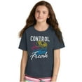 thumbnail image 3 of Control Freak Nerd Video Gaming Gamer Crewneck T Shirts Boy Girl Teen Brisco Brands L, 3 of 6