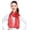 Red, variant on CBC Crown Women's Lightweight Music Notes Theme Silk Feeling 13" x 60" Fashion Novelty Scarf