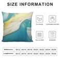 thumbnail image 5 of GOSMITH Teal Marble Turquoise Gold Throw Pillow Coveof  Decorative Pillow Case Cushion Cover for Sofa Bedroom Living Room Couch Chair Office, 5 of 5