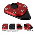 thumbnail image 5 of Placa de Extensión de Caballete Lateral para Motocicleta para XADV750 NC750X 2017-2020, Color Rojo., 5 of 5