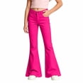 thumbnail image 4 of Tiijoy Girls Flare Pants Casual Mid Rise Slim Fit Stretch Trousers, Sizes 13-14, 4 of 5