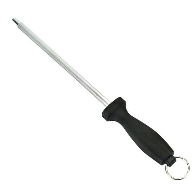 WHEANG Stainless Sharpening Rod Tool 12inces Household Sharpening Steel Peeling Tool