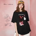 thumbnail image 4 of Camiseta de Disney para hombre y mujer, camiseta de Mickey, marido, esposa, linda pareja, Tops casuales Harajuku de manga corta, 4 of 5
