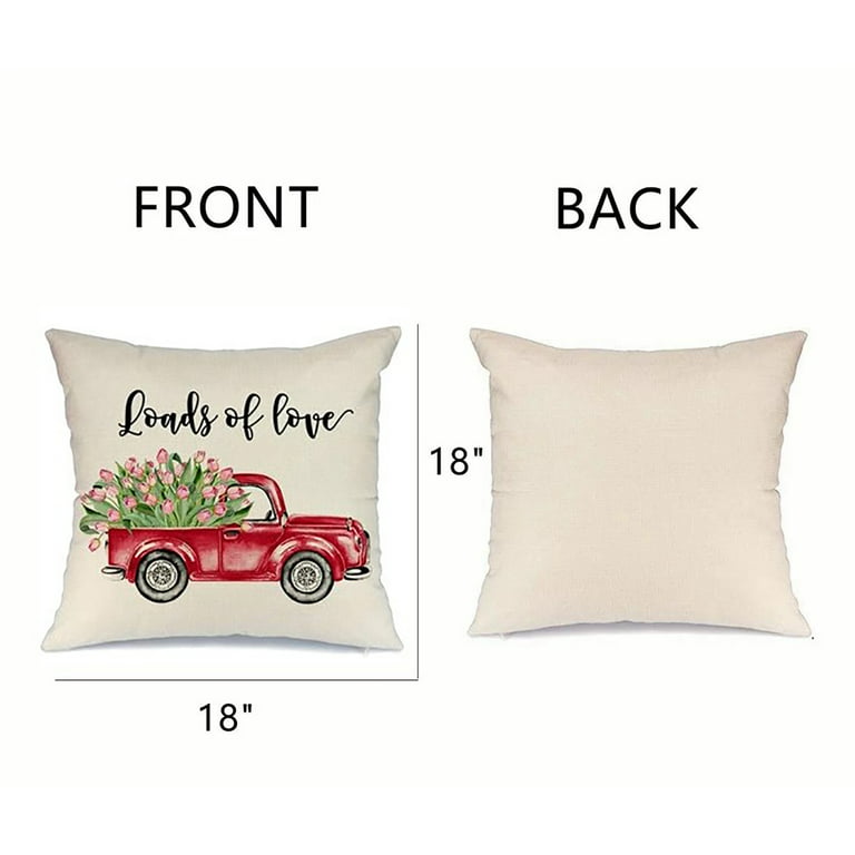  VAKADO Throw Pillow Covers 18x18 Decorative Set of 4