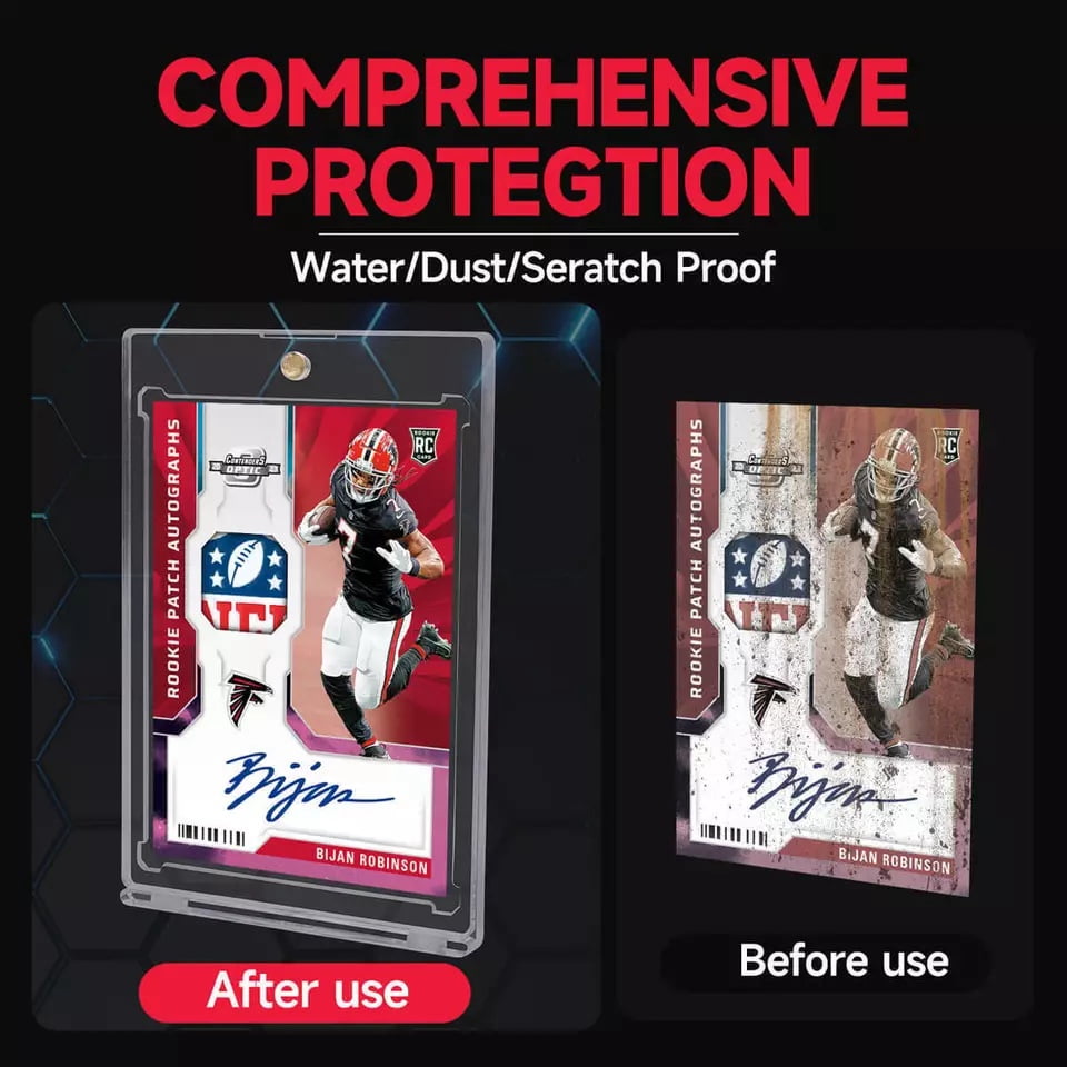 Ultra pro 50ct Magnetic Card Holders, Ultra-thin Premium 35-point Card Holder Touch Card Protector Hard Plastic Magic Box, Suitable for Sports, Baseball, and Collectible Cards