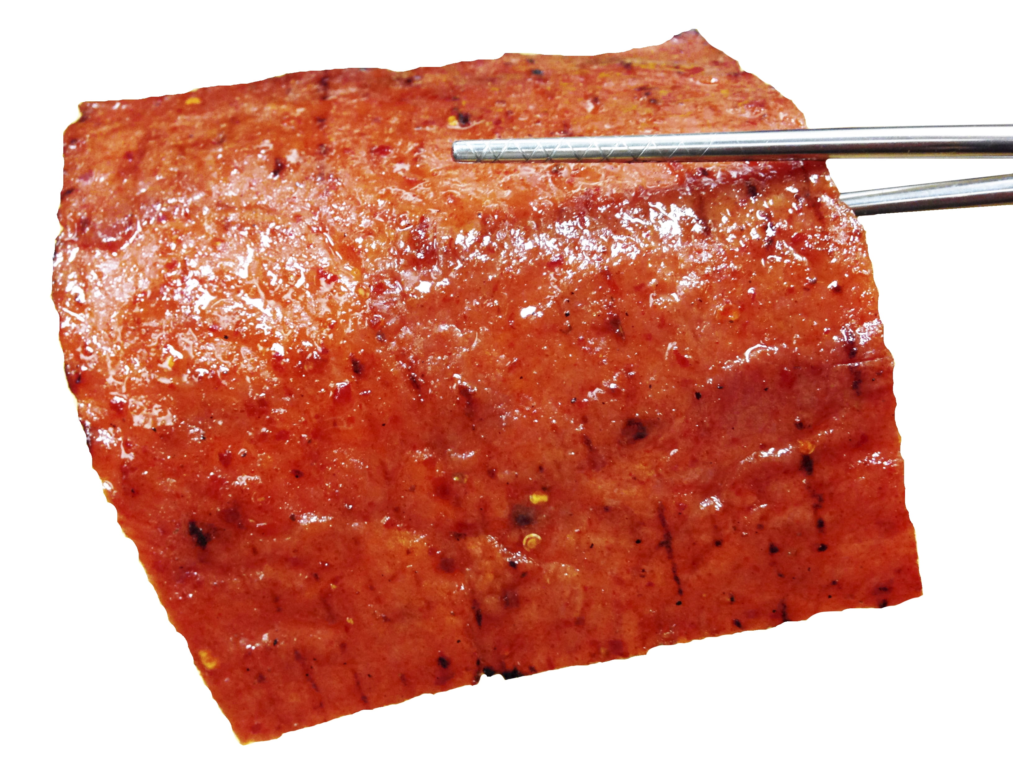 Singapore-Style Fire-Grilled Pork Jerky (Spicy Flavor 12 oz.) *Grilled Fresh to Your Order *Shipped the Same Day - L.A. Times "Handmade Gift" Winner