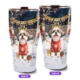 thumbnail image 2 of Happy New Year 2026 Shih Tzu Holiday Balloons Party Snow 30oz Stainless Steel Tumbler Insulated Cup with Lid Lion Dog Lover Gifts - 13018, 2 of 5