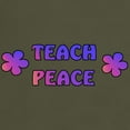 thumbnail image 3 of CafePress - Teach Peace Dark T Shirt - Men's Classic Graphic Cotton T-Shirt, 3 of 4