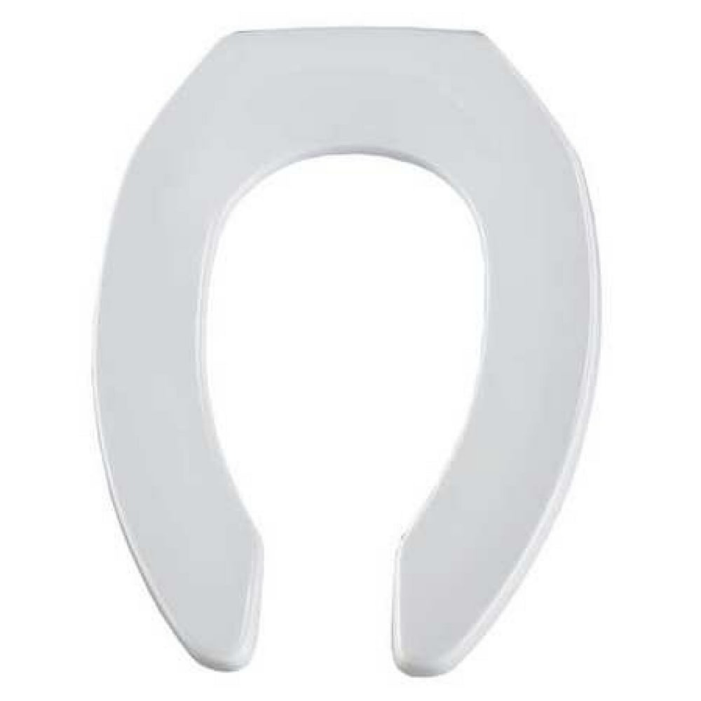 Bemis 1955SSCT000 Elongated Open Front Toilet Seat,White