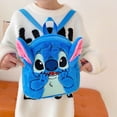 thumbnail image 3 of Mochila de peluche Kawaii de Lilo & Stitch, de gran capacidad, color azul y rosa, ideal como regalo para niños., 3 of 5
