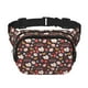 thumbnail image 1 of Fotbe To The Best Mom Cangurera Cuadrada con Estampado de Doble Capa, Bolsa de Cintura Ajustable Mini para Hombres y Mujeres, 1 of 9