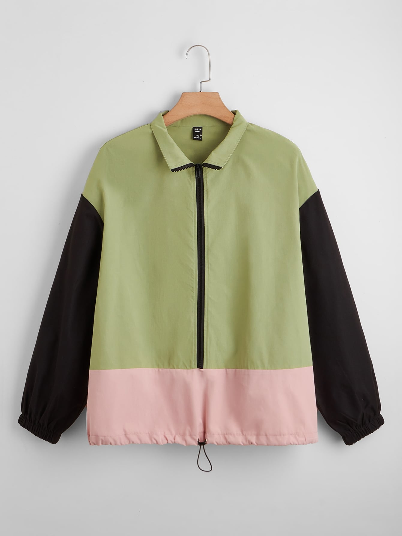 Women's Plus Size Color Block Drop 