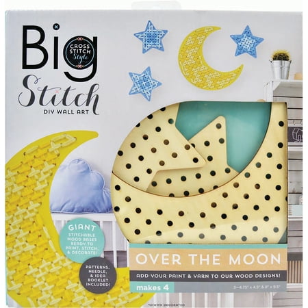 Cross Stitch Style Big Kit 4 Pkg Over The Moon Canada Cross Stitch Style Big Kit 4 Pkg