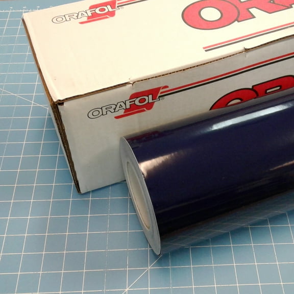 Steel Blue 12" x 10 Ft Roll of Glossy Oracal 651 Vinyl for Craft Cutters and Vinyl Sign Cutters