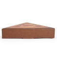 thumbnail image 6 of Eco Pie Kraft Paper Pizza Slice Box - Clamshell - 9 1/4" x 10 1/4" x 1 3/4" - 100 count box - Restaurantware, 6 of 10