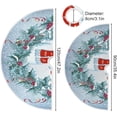 thumbnail image 3 of FMSHPON Christmas Snowman Xmas Christmas Tree Skirt Stand Mat for Holiday Party Decoration Indoor Outdoor 48 inches, 3 of 6