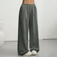thumbnail image 1 of WILLBEST Pantalones Casuales Elegantes Para Mujer, de Cintura Alta, Holgados, Largos y Con Cordón Para Mayor Comodidad y Estilo En El Uso Diario y Viajes., 1 of 5